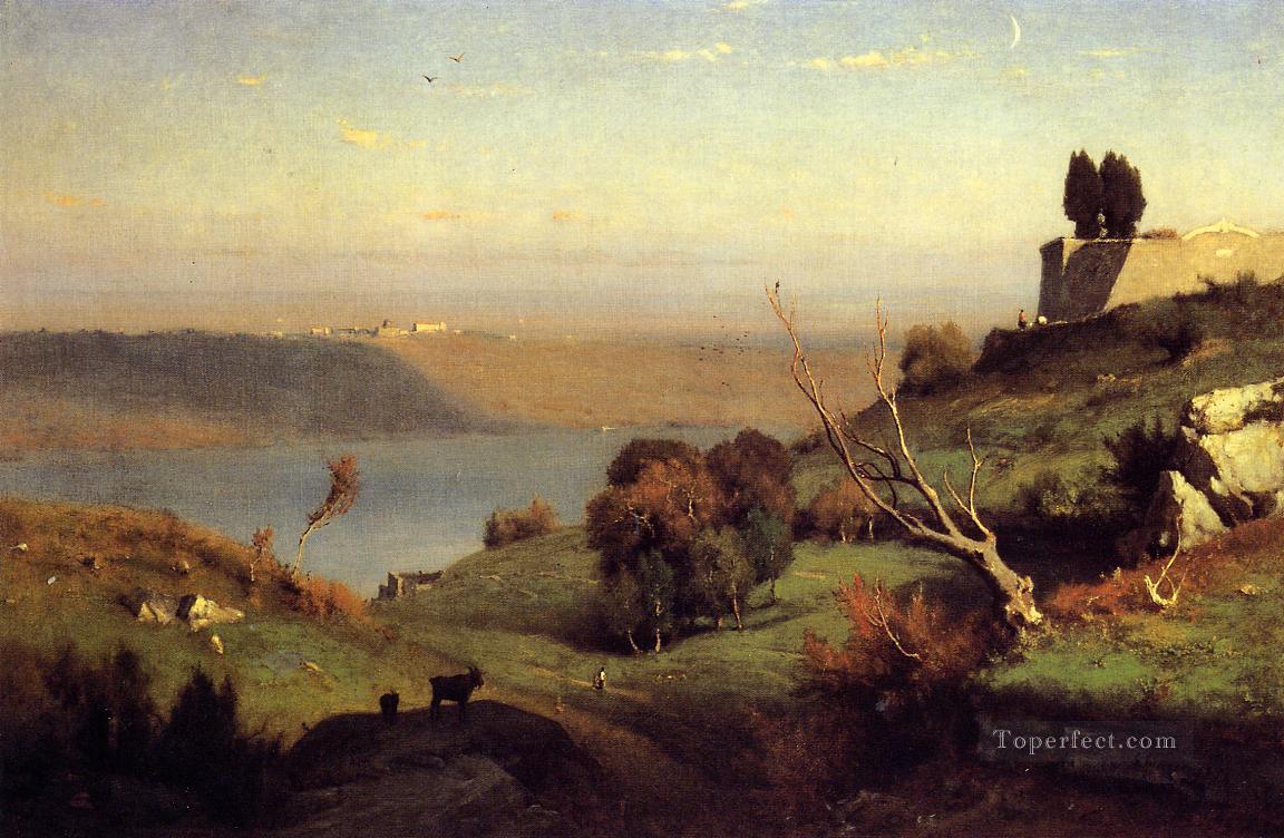 Castel Gandolfo landscape Tonalist George Inness Oil Paintings